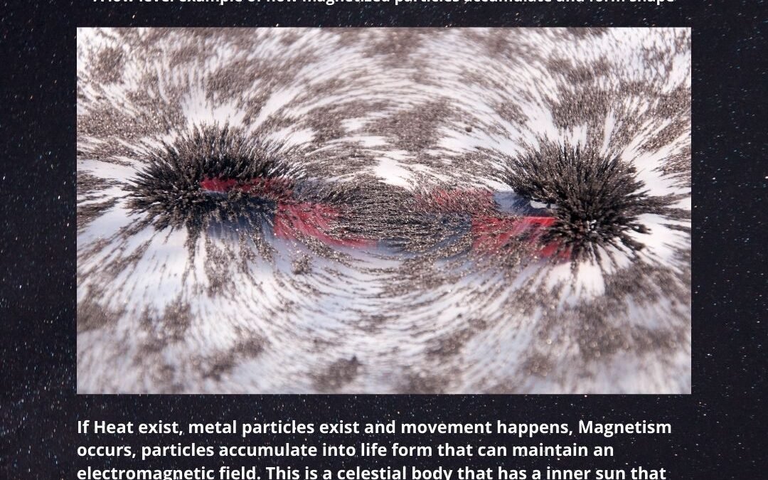 If the planet has an electromagnetic field then how can the earth be formed flat?