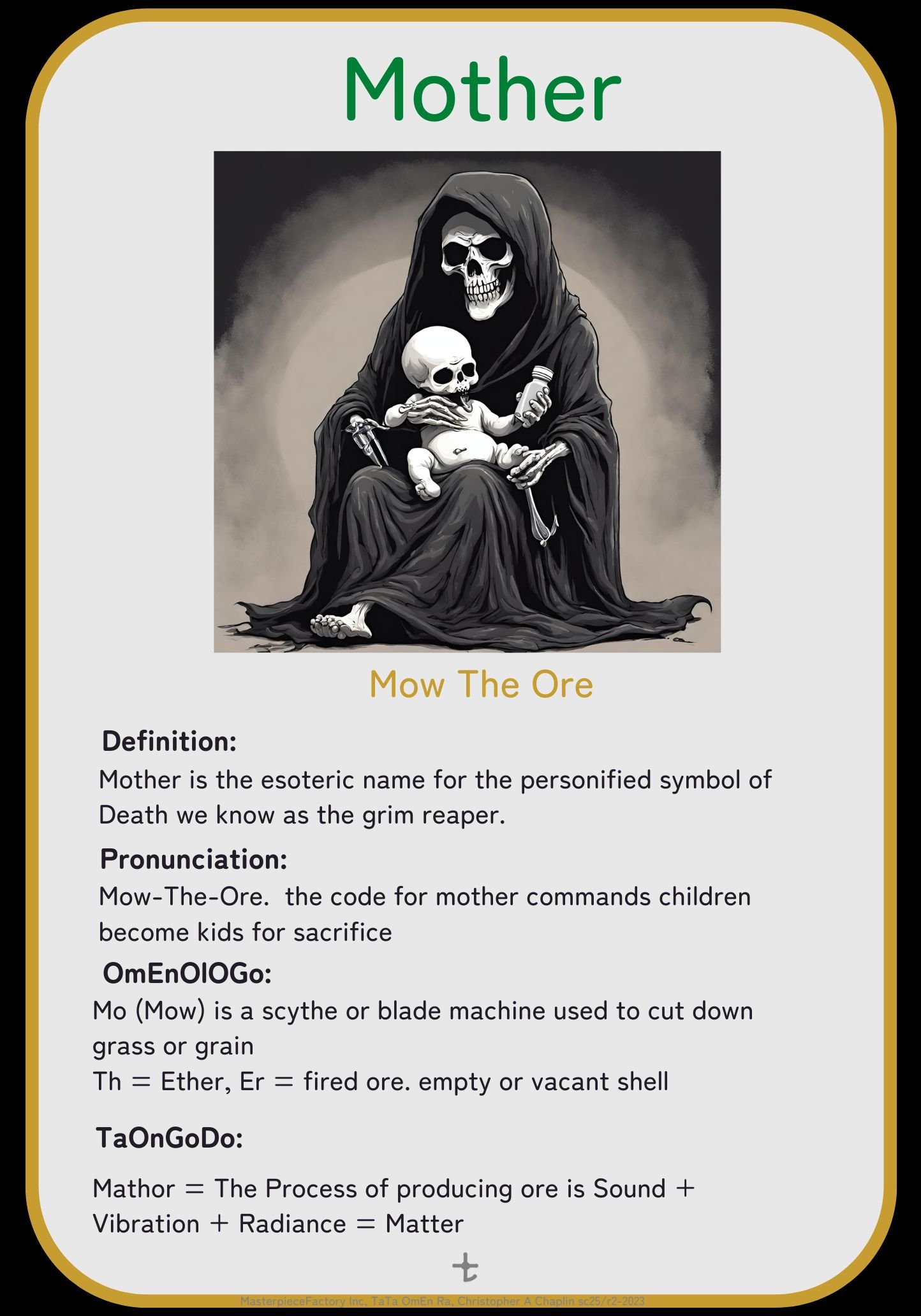 Decoding the word Mother