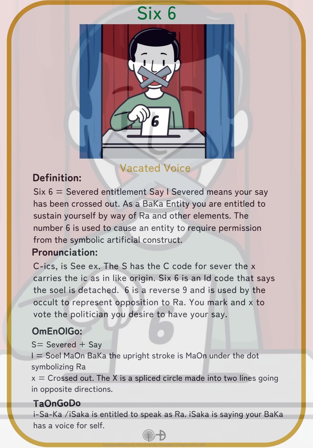 Decoding the number word 6 six breaking the vacate your say spell